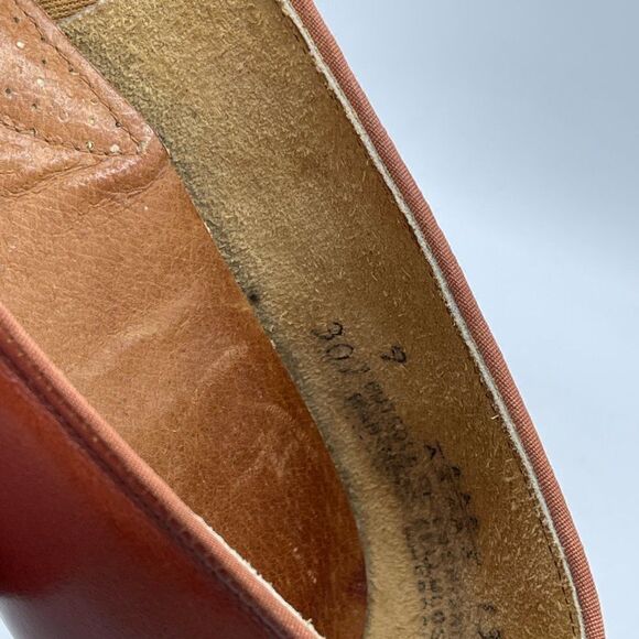 Vintage Softaires 70's Brown Round Toe Pumps 9 - Picture 11 of 13